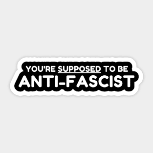 Anti-Fascist Sticker
